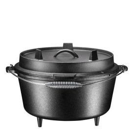 Cast Iron Grill Pan 12.6 inch Pre-Seasoned