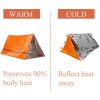 Outdoor Waterproof Emergency Tube Tent Shelter Survival Tent For Two People