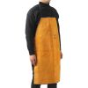 Leather Welder Apron Heavy Duty Flame Retardant Welding Work Apron Unisex Adjustable Work Shop Protective Clothing