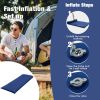 Self-inflating Lightweight Folding Foam Sleeping Cot with Storage bag