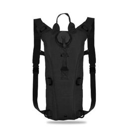 Tactical Hydration Packs for Hiking Cycling Climbing Running (Color: Black)