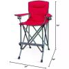 RMS Extra Tall Folding Chair - Bar Height Director Chair for Camping, Home Patio and Sports - Portable and Collapsible