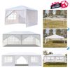 3x3/9m Garden Gazebos With 4/8 Sidewalls Folding UV Protection Party Tent For Outdoor Camping Picnic Waterproof Wedding Canopy