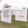 3x3/9m Garden Gazebos With 4/8 Sidewalls Folding UV Protection Party Tent For Outdoor Camping Picnic Waterproof Wedding Canopy